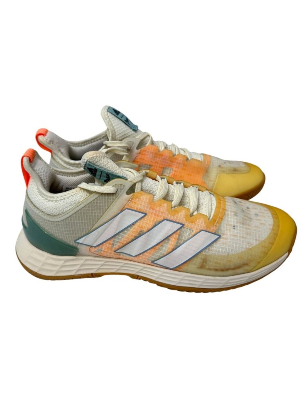 Adidas Adizero Ubersonic Parley Womens 9.5 Sneakers Yellow Tennis Shoes